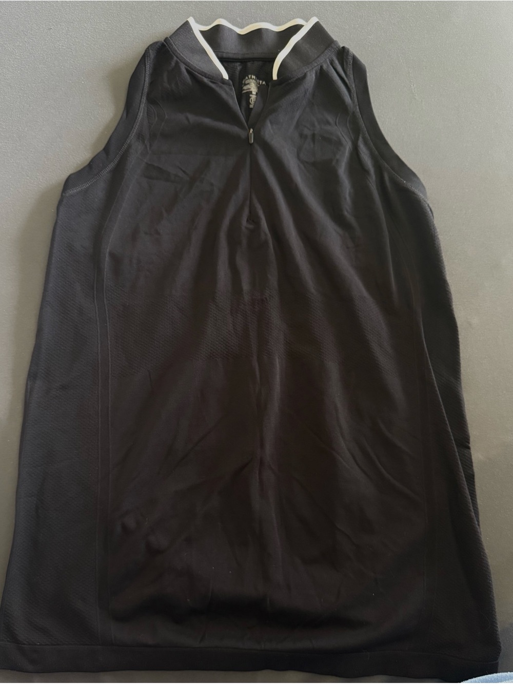 Athleta Black Sleeveless Golf Tennis Athletic Shirt Size Medium